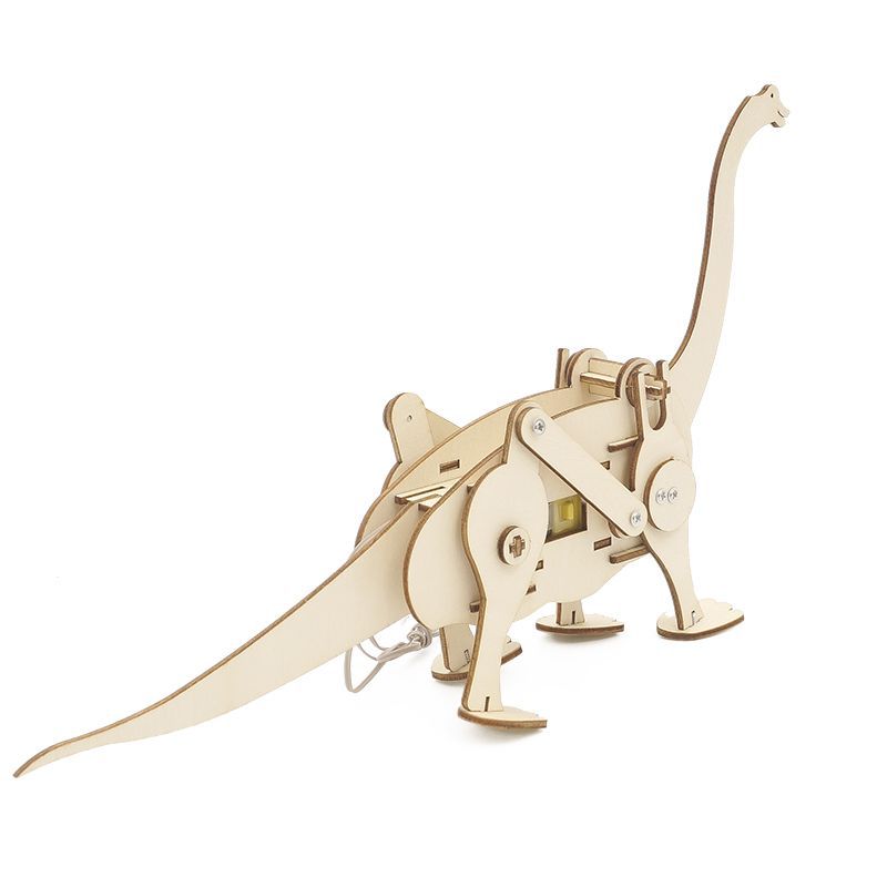 DIY Mechanical Dinosaur Assembly STEM Science Kit for Kids
