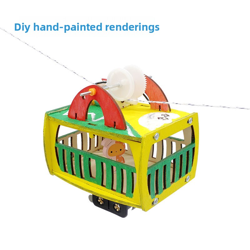 DIY Cable Car Model STEM Science Kit for Kids