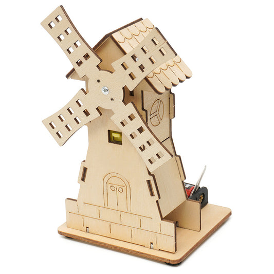 STEM DIY Kit,Electric Windmill House
