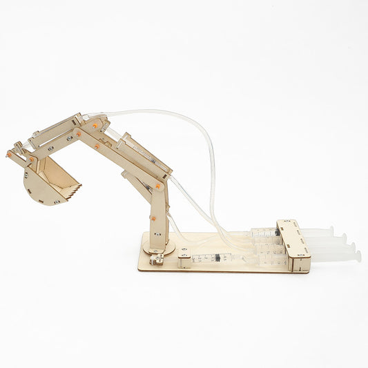 DIY Wooden Excavator STEM Science Kit for Kids