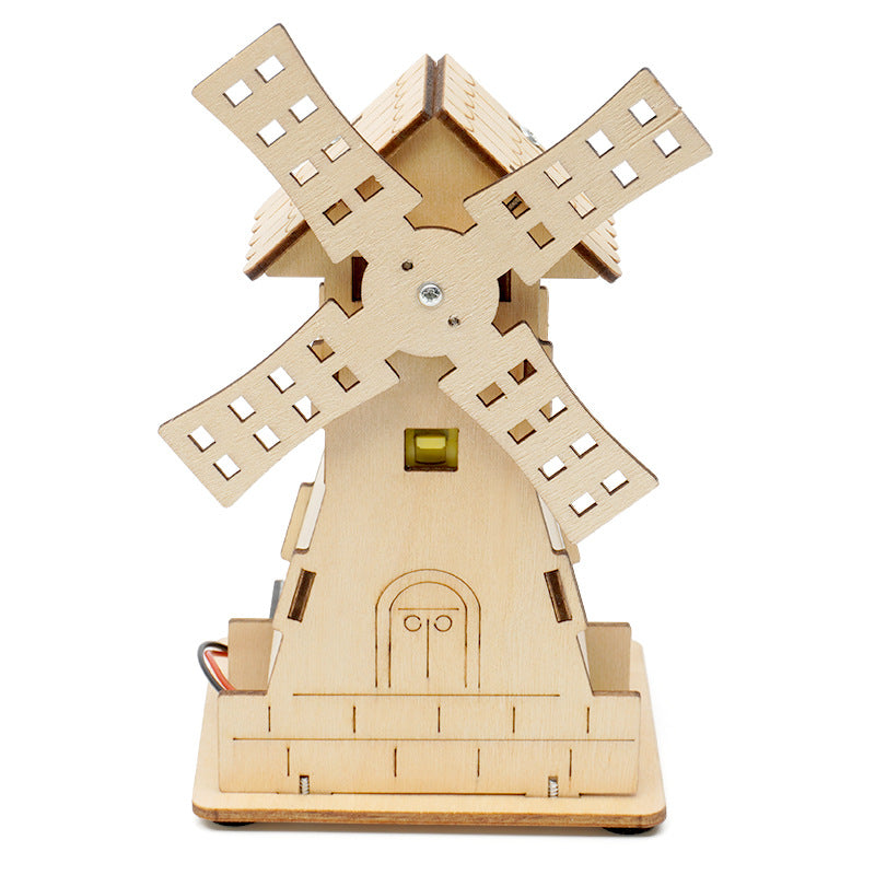 STEM DIY Kit,Electric Windmill House